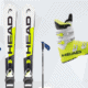 Head Ski, Skistöcke, Head Skischuhe, Jugendliche, Mogasi, Ski-Set Jugend Fortgeschritten