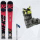 Rossignol Ski, Salomon Stöcke, Head Skischuhe, Mogasi