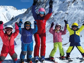 Gruppen Kinderkurs Ski der Skischule Galtür
