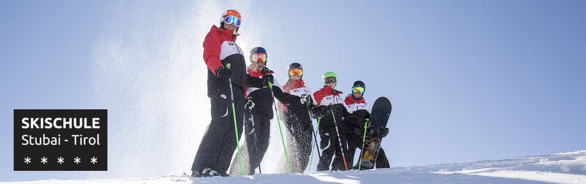 Schischule Stubai, die Skilehrer in der Schlick2000