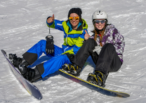 Snowboardkurse, Gruppenkurs, Skischule Mali, Snowboard, Mogasi