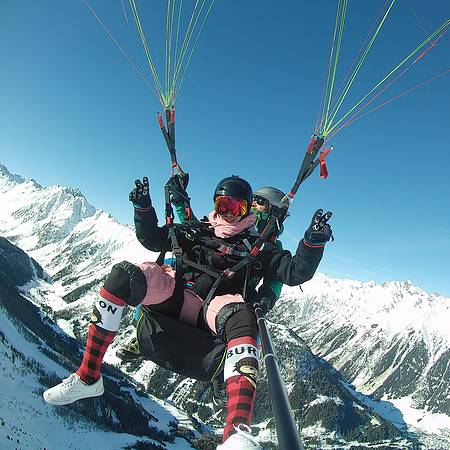 Paragleiter Tandemflug